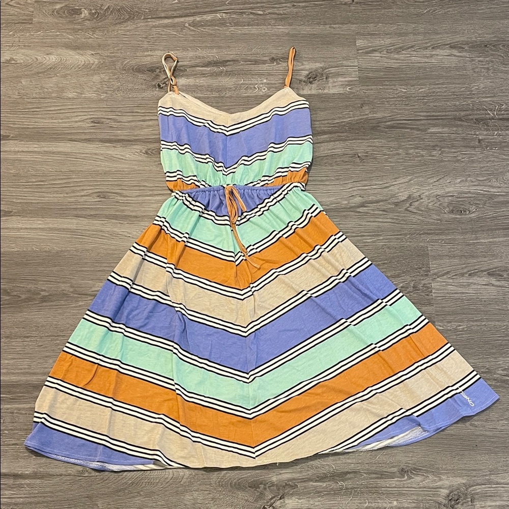 O'Neill Multicolor Striped Dress, Small, EUC